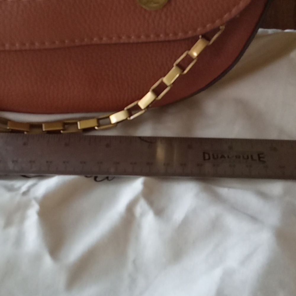 J Crew Handbag With Chain Handle Or Crossbody Sty… - image 3